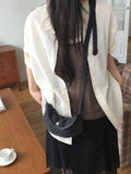 Heoyu Flower Lace Mini Shoulder Bag