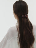 Colombe d'Or (Y) Stone Oval Hair Pin