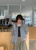 Yulti Summer Check Hood Shirt