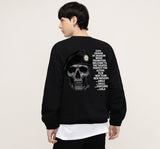 【Expend4bles X GRAVER】Back Skull Chart Sweatshirt