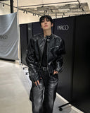 Black Up China Leather