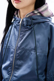 Bruno glossy hooded MA-1 jumper