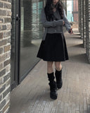 Watson Midi Pintuck Skirt