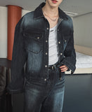 Bor Washed Western Denim Jacket