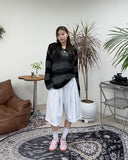 Rical Stripe Mesh Knit