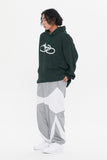 SHINING LOGO KNIT HOODIE
