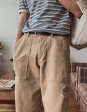 Mori Long Wide Damage Pants