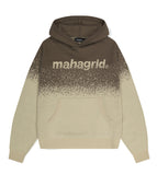 BASIC LOGO OMBRE KNIT HOODIE