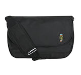 Beanie Dog Embroidery Striper Cross Messenger Bag