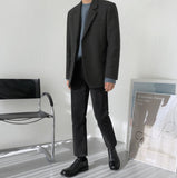 Check wool jacket