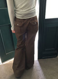Filles Rivet Shibori Banding Bootcut Pants