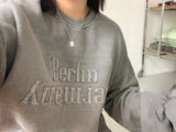 Gavin Square Lettering Silver Necklace