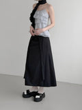Flynn See-through Frill Tiered Blouse