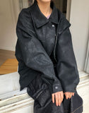 Jeran Overfit Suede Jacket