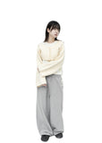 WIDE COTTON JOGGER PT
