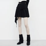 Kehi unbalanced mini skirt