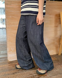 Hoyoi summer wide cotton pants