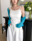 Cheek Flower Layered Sleeveless