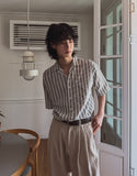 Parry stripe short sleeves shirt