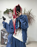 Diede Two Way Hooded Zip-Up