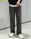 Beacon one-tuck wide slacks