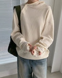 [Unisex] Hinkmo Side Button Waffle Hoodie
