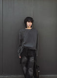 Looney waffle color matching long sleeve