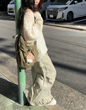 Spin Mongle Loose Fit Boucle Knit