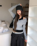 Rhapsody Ribbed Hoodie Knit