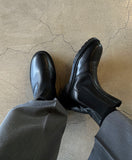 Black Marble chelsea boots