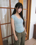 Reya Halter Short Sleeve T-shirt