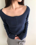 Aest U-neck Burton Ribbed T-shirt