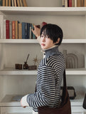 LEAD ST High Neck Crop Knit