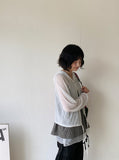 Sileo Summer Strap Hooded Cardigan