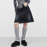 Healy midi jean skirt