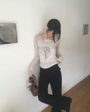 Posen back pocket bootcut pants