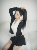 Auti Tencel Open See-through Cardigan