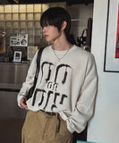 Vintage Graphic Waffle Round Long Sleeve