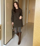 Nele Round Knit Mini Skirt Two Piece