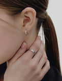 [Premium Plating] Precise AB(W) Stone Line Ring