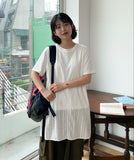 Sean I Striped Layered Midi Dress