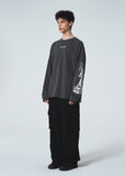 HEM BUTTON UTILITY CARGO SWEATPANTS