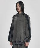 Lace Trimming Raglan Track Jacket