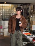 Romu Rivet Suede Flight Jumper