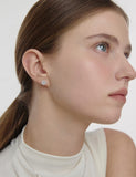 Essence Silver (W) Moissanite Eclat Earrings