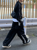 Velvet Track Line Cargo Pants