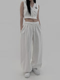 Kogen embroidered wide sweatpants