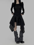Basic Boat Neck See-Through Tee