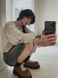 Frame Vintage Print Long Sleeve T-shirt