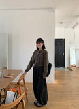 Hoko black blue balloon pants